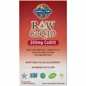 Garden of Life Raw CoQ10 náhrada (200 mg RAW CoQ10) 60 cap