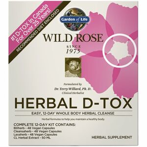 Garden of Life Herbal D-Tox Wild Rose sada (s detoxikačním účinkem)