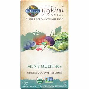 Garden of Life Mykind Organics Men's 40 Multi komplexní multivitamín pro muže 40+ 120 g