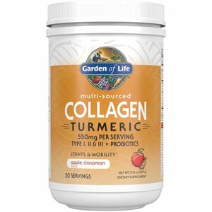 Garden of Life Collagen Turmeric kolagen s probiotiky příchuť apple & cinnamon 220 g