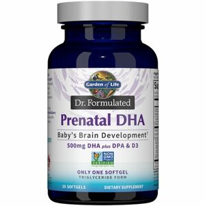Garden of Life Dr. Formulated Prenatal DHA doplněk stravy pro těhotné a kojící ženy 30 ks