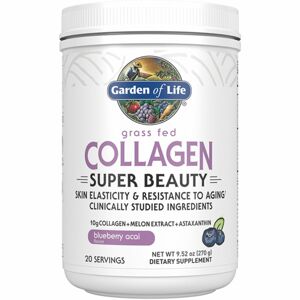 Garden of Life Collagen Super Beauty kolagen s probiotiky příchuť blueberry acai 270 g