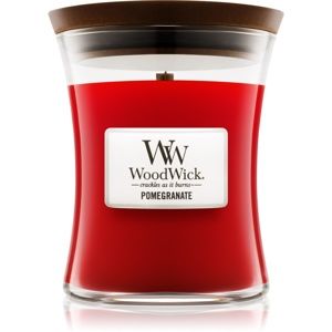 Woodwick Pomegranate vonná svíčka s dřevěným knotem 275 g