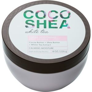 Bath & Body Works Cocoshea White Tea tělový krém pro ženy 226 g
