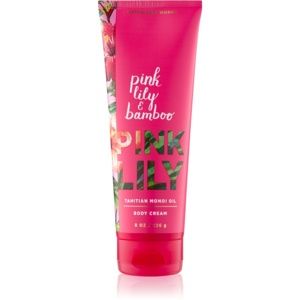 Bath & Body Works Pink Lily & Bambo tělový krém pro ženy 226 g