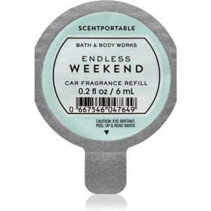 Bath & Body Works Endless Weekend vůně do auta náhradní náplň 6 ml