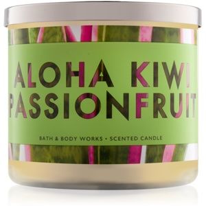 Bath & Body Works Aloha Kiwi Passionfruit vonná svíčka II. 411 g