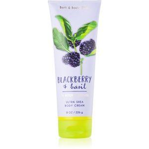 Bath & Body Works Blackberry & Basil tělový krém pro ženy 226 g