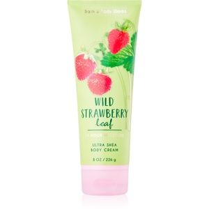 Bath & Body Works Wild Strawberry Leaf tělový krém pro ženy 226 g