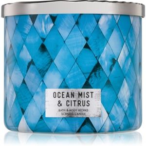 Bath & Body Works Ocean Mist & Citrus vonná svíčka 411 g