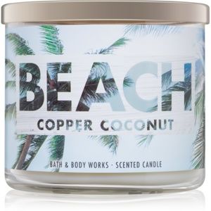 Bath & Body Works Beach Copper Coconut vonná svíčka 411 g
