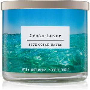 Bath & Body Works Blue Ocean Waves vonná svíčka I. Ocean Lover 411 g