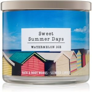 Bath & Body Works Watermelon Ice vonná svíčka Sweet Summer Days 411 g