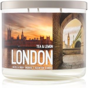 Bath & Body Works Tea & Lemon vonná svíčka 411 g London