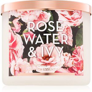 Bath & Body Works Rose Water & Ivy vonná svíčka 411 g II.