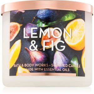 Bath & Body Works Lemon & Fig vonná svíčka 411 g