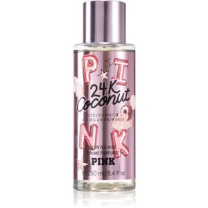 Victoria's Secret PINK 24K Coconut tělový sprej pro ženy 250 ml