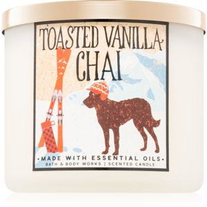 Bath & Body Works Toasted Vanilla Chai vonná svíčka 411 g