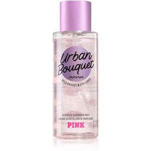 Victoria's Secret PINK Urban Bouquet Shimmer tělový sprej se třpytkami pro ženy 250 ml