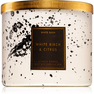 Bath & Body Works White Birch & Citrus vonná svíčka 411 g