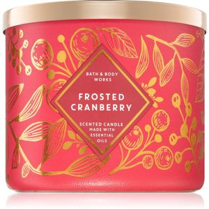 Bath & Body Works Frosted Cranberry vonná svíčka II. 411 g