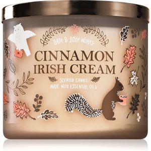 Bath & Body Works Cinnamon Irish Cream vonná svíčka 411 g