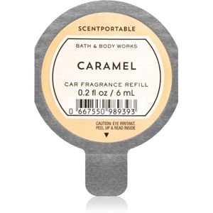 Bath & Body Works Caramel vůně do auta náhradní náplň 6 ml