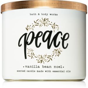 Bath & Body Works Vanilla Bean Noel vonná svíčka s esenciálními oleji II. 411 g