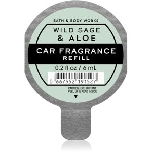 Bath & Body Works Wild Sage & Aloe vůně do auta náhradní náplň 6 ml
