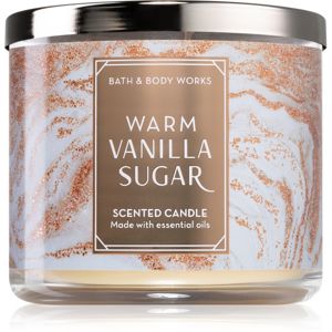 Bath & Body Works Warm Vanilla Sugar vonná svíčka 411 g