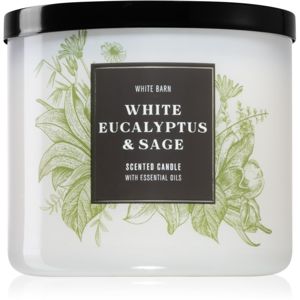Bath & Body Works White Eucalyptus & Sage vonná svíčka I. 411 g