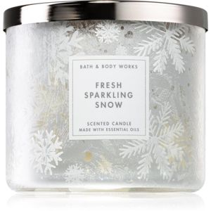 Bath & Body Works Fresh Sparkling Snow vonná svíčka 411 g