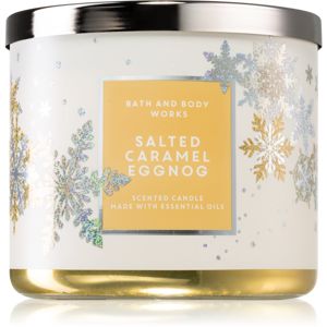 Bath & Body Works Salted Caramel Eggnog vonná svíčka 411 g