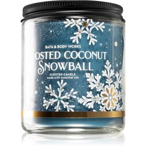 Bath & Body Works Frosted Coconut Snowball vonná svíčka 198 g