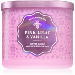 Bath & Body Works Pink Lilac & Vanilla vonná svíčka 411 g