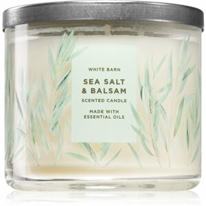 Bath & Body Works Sea Salt & Balsam vonná svíčka 411 g