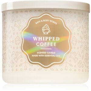 Bath & Body Works Whipped Coffee vonná svíčka s esenciálními oleji 411 g
