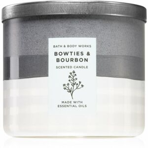 Bath & Body Works Bowties & Bourbon vonná svíčka 411 g