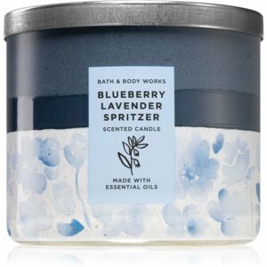 Bath & Body Works Blueberry Lavender Spritzer vonná svíčka 411 g