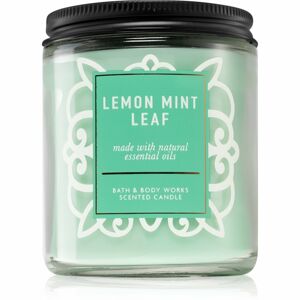Bath & Body Works Lemon Mint Leaf vonná svíčka 198 g