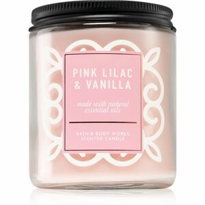 Bath & Body Works Pink Lilac & Vanilla vonná svíčka I. 198 g
