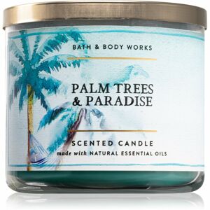 Bath & Body Works Palm Trees and Paradise vonná svíčka 411 g