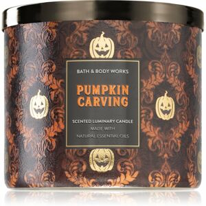 Bath & Body Works Pumpkin Carving vonná svíčka s esenciálními oleji 411 g