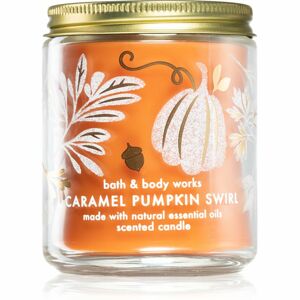 Bath & Body Works Caramel Pumpkin Swirl vonná svíčka 198 g