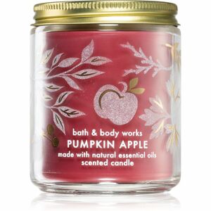 Bath & Body Works Pumpkin Apple vonná svíčka s esenciálními oleji 198 g
