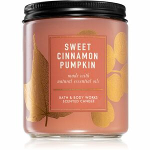 Bath & Body Works Sweet Cinnamon Pumpkin vonná svíčka 198 g