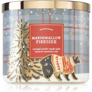 Bath & Body Works Marshmallow Fireside vonná svíčka s esenciálními oleji 411 g
