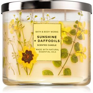 Bath & Body Works Sunshine and Daffodils vonná svíčka I. 411 g