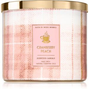 Bath & Body Works Cranberry Peach vonná svíčka 411 g