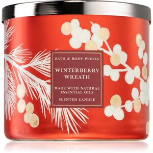 Bath & Body Works Winterberry Wreath vonná svíčka 411 g